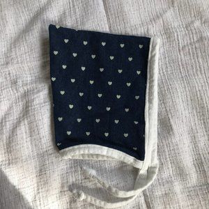 Indigo baby bonnet